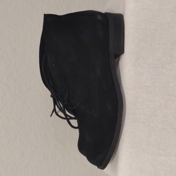 MIA Shoes - MIA bootie in black suede leather upper. Size 7M